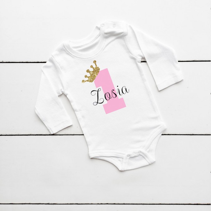 BABY BODYSUIT FOR BIRTHDAY WITH NAME