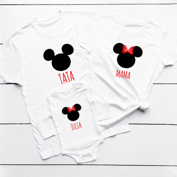 A set of T-shirts for the MIKI family