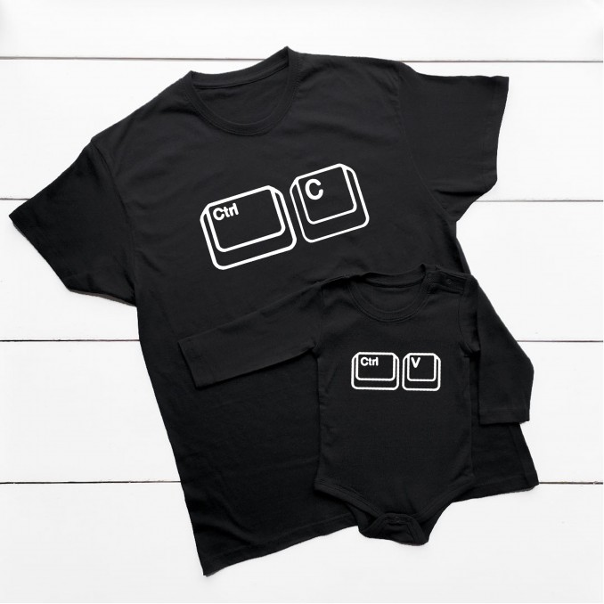 T-SHIRTS FOR DAD AND SON - CTRL + C CTRL + V