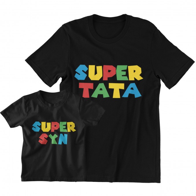 T-SHIRTS FOR DAD AND SON - MARIO BROS