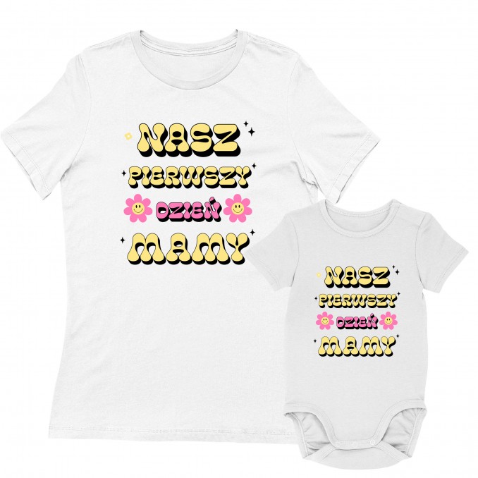 T-SHIRTS FOR MOM AND DAUGHTER - OUR FIRST MOTHER'S DAY