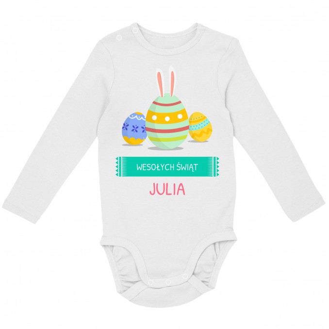 BODYSUIT FOR EASTER MERRY CHRISTMAS WITH NAME