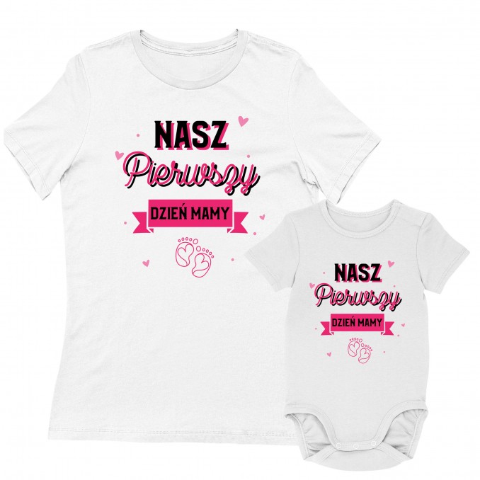 T-SHIRTS FOR MOM AND DAUGHTER - OUR FIRST MOTHER'S DAY
