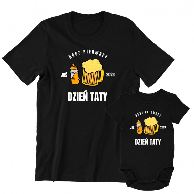 T-SHIRTS FOR DAD AND BABY - OUR FIRST FATHER'S DAY