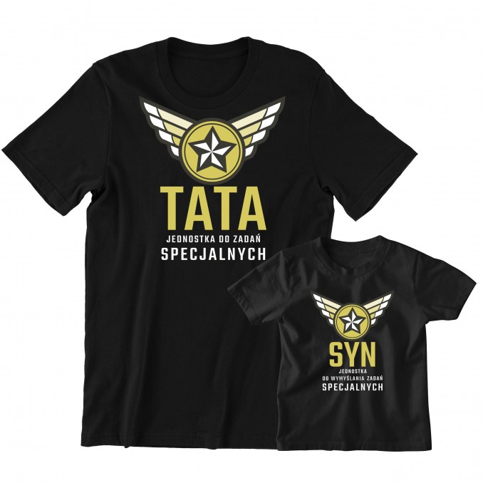T-SHIRTS FOR DAD AND BABY - SPECIAL UNIT