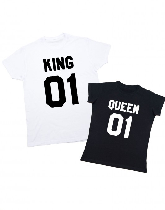 Koszulki dla par KING/QUEEN